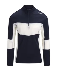 Swix M Trøye HZ Polaris Baselayer L Myk merinoull for kalde dager-Dark Navy