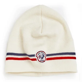 Les Arcs Vincent Retro Lue Varm på kjølige dager-Offwhite-Stripe