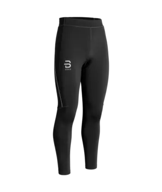Dæhlie Herre Tights Tech Wool Perfekt for kjølige treningsøkter-Black