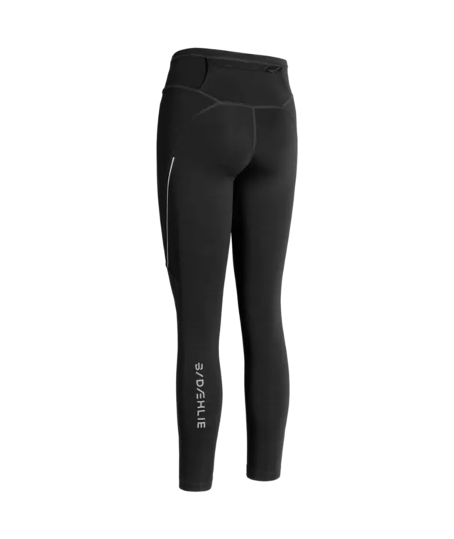Dæhlie Dame Tights Tech Wool L Perfekt for kjølige treningsøkter-Black 