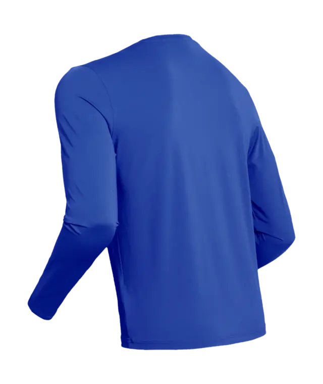Dæhlie Herre Trøye LS Tempo L Perfekt til løping og trening - Fut Blue 