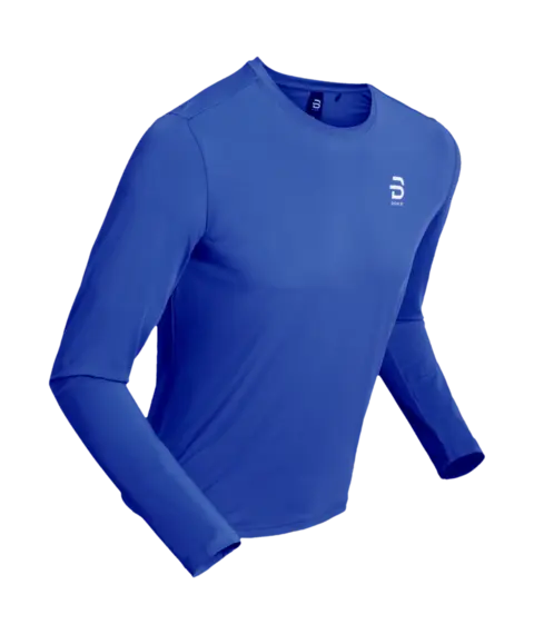 Dæhlie Herre Trøye LS Tempo Perfekt til løping og trening - Fut Blue