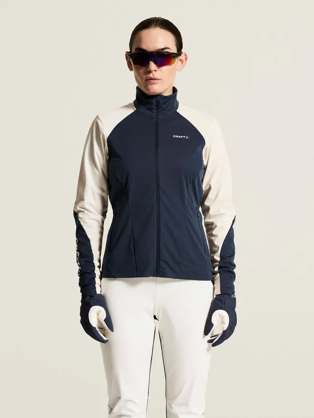 Craft Dame Jakke Pro Nordic Race 2 M Lett langrennsjakke-Night/White 