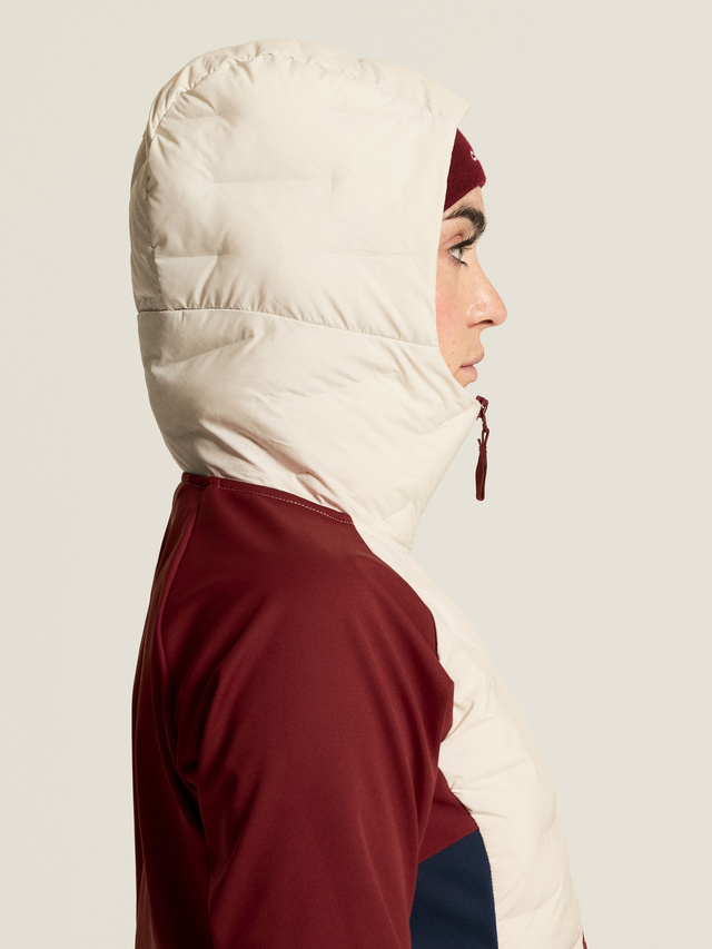 Craft Dame Jakke Pursuit 2 S Varm skijakke for rolige turer-Red/White 