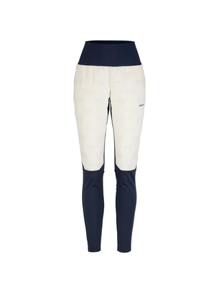 Craft Dame Pursuit Tights 2 Varm tights for rolige skiturer-Tofu/Blu