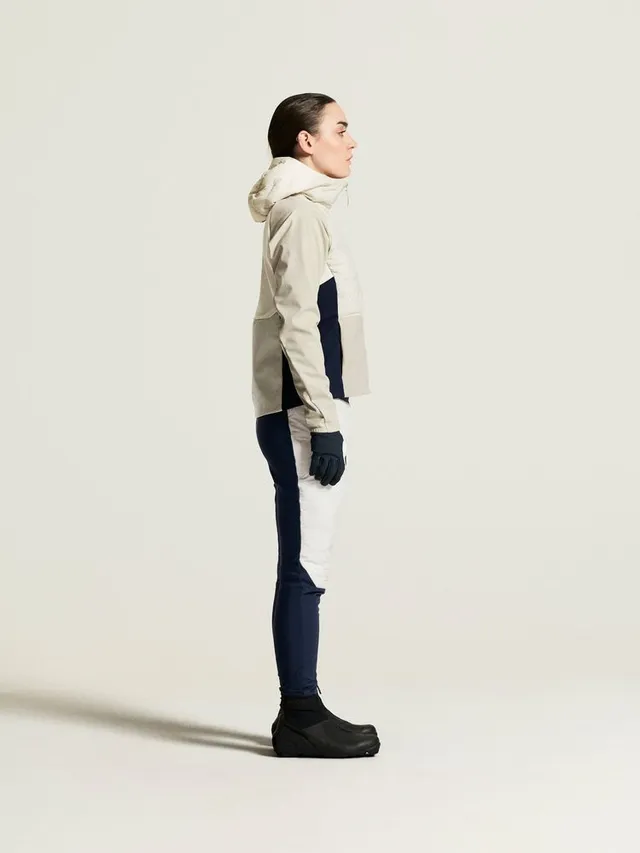Craft Dame Pursuit Tights 2 M Varm tights for rolige skiturer-Tofu/Blu 