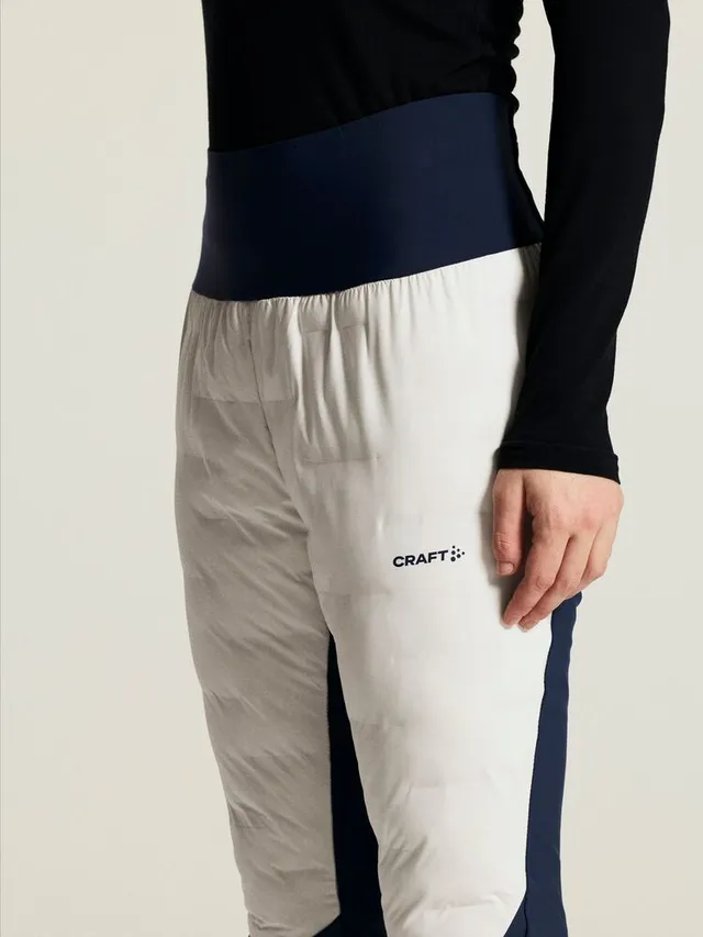 Craft Dame Pursuit Tights 2 M Varm tights for rolige skiturer-Tofu/Blu 