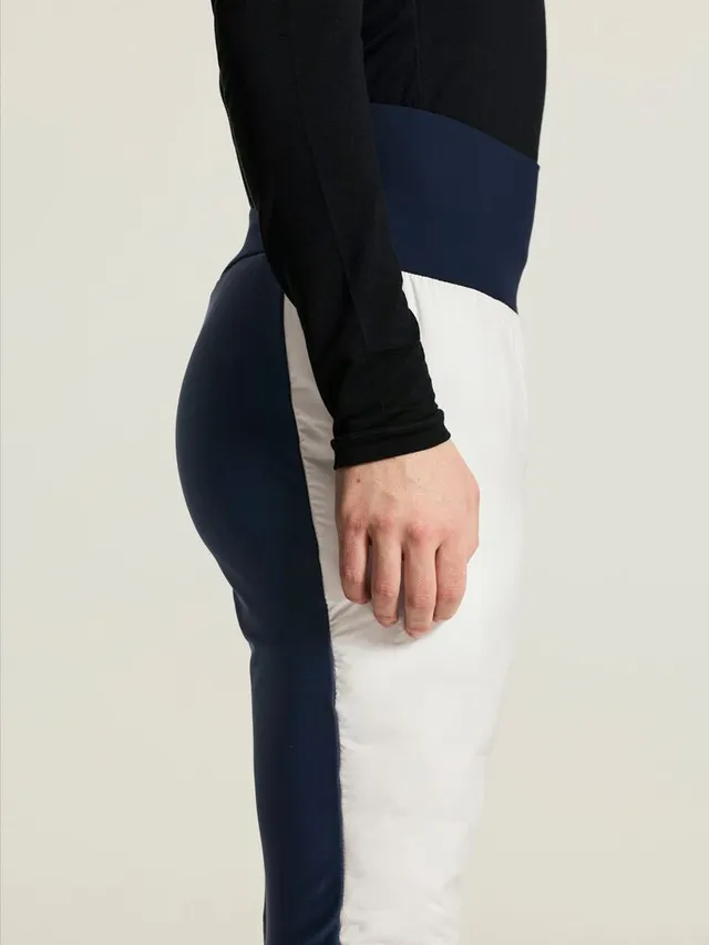 Craft Dame Pursuit Tights 2 M Varm tights for rolige skiturer-Tofu/Blu 