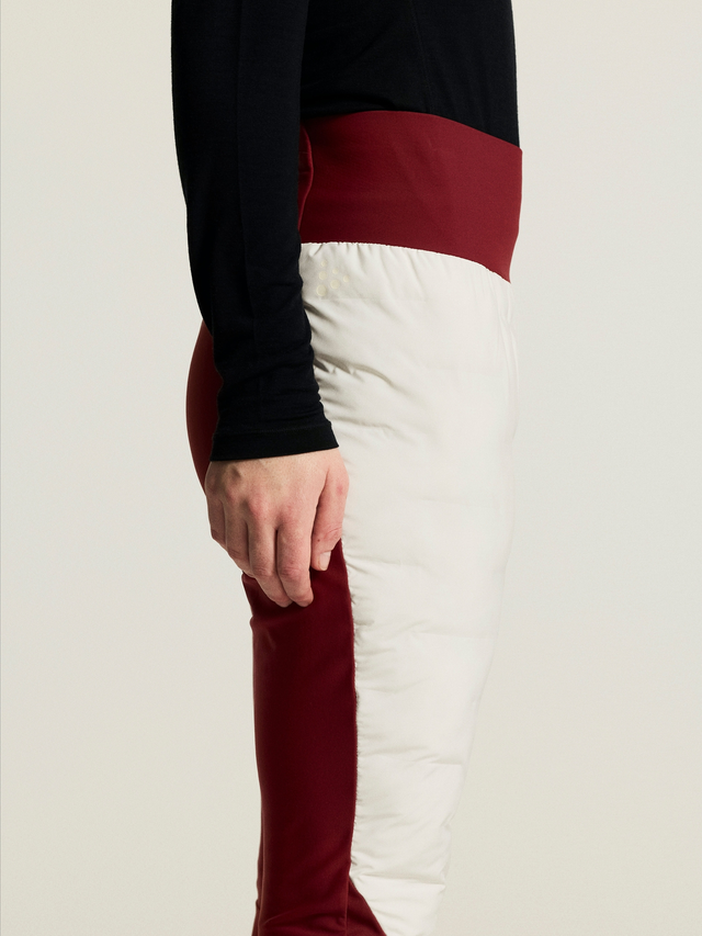 Craft Dame Pursuit Tights 2 L Varm tights for rolige skiturer-Tofu/Red 