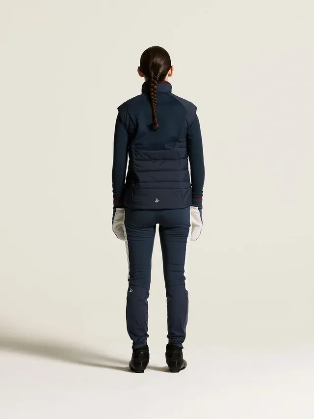 Craft Dame Vest Nordic Thermal S Varm treningsvest for kalde dager-Night 