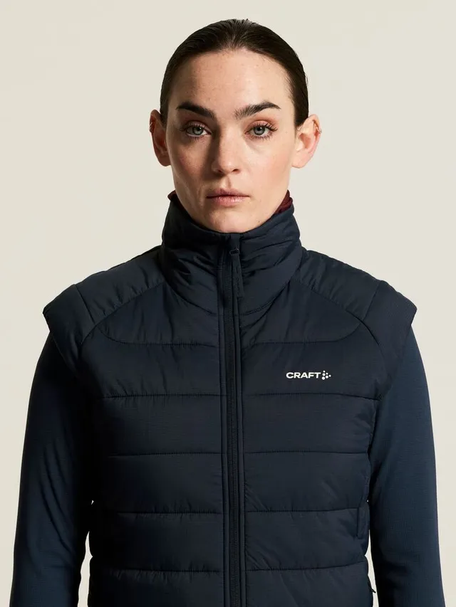 Craft Dame Vest Nordic Thermal S Varm treningsvest for kalde dager-Night 