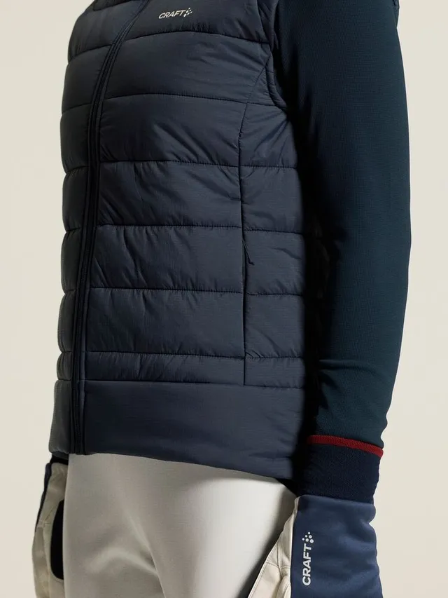 Craft Dame Vest Nordic Thermal S Varm treningsvest for kalde dager-Night 