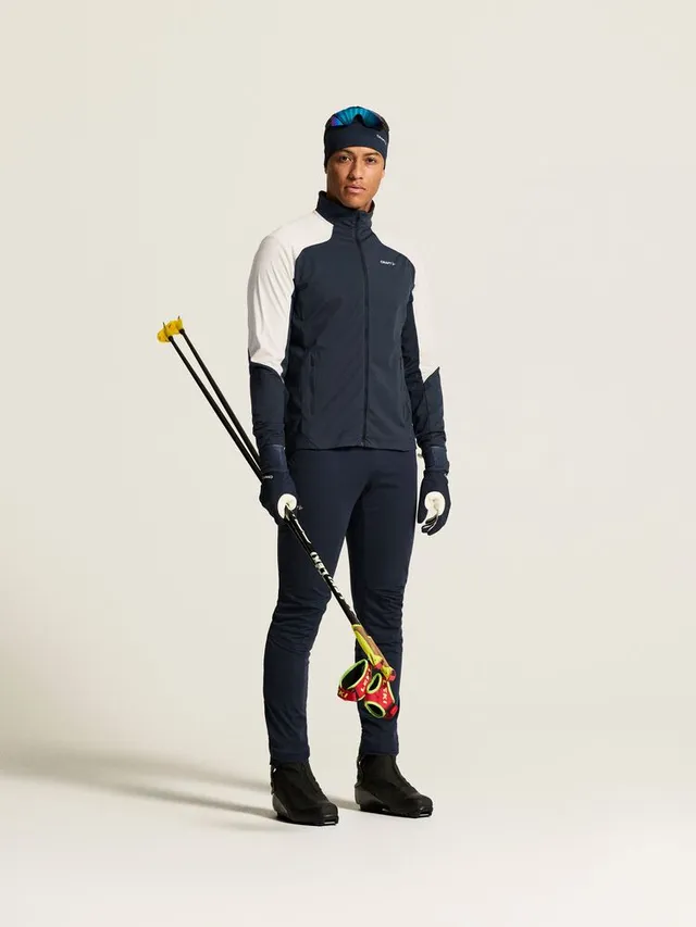 Craft Herre Jakke Nordic Race 3 L Teknisk langrennsjakke-Night/White 
