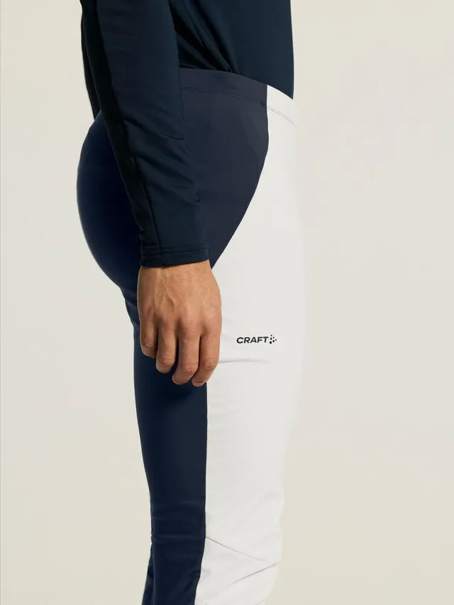 Craft Herre Nor Race Wind Tights 2 M Teknisk langrennstights-Tofu/Blue 
