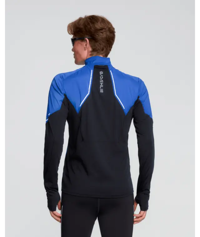 Dæhlie Herre Half Zip Tech Wool XL Ullkomfort for aktive dager- Blue 