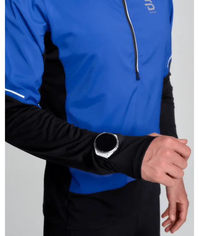 Dæhlie Herre Half Zip Tech Wool XL Ullkomfort for aktive dager- Blue 
