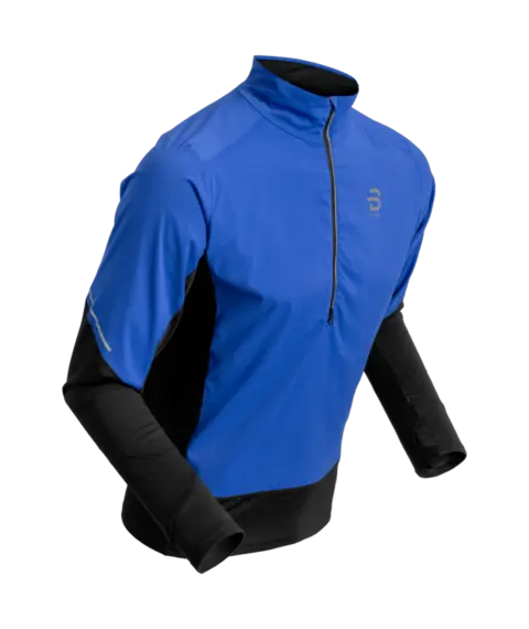 Dæhlie Herre Half Zip Tech Wool Ullkomfort for aktive dager- Blue