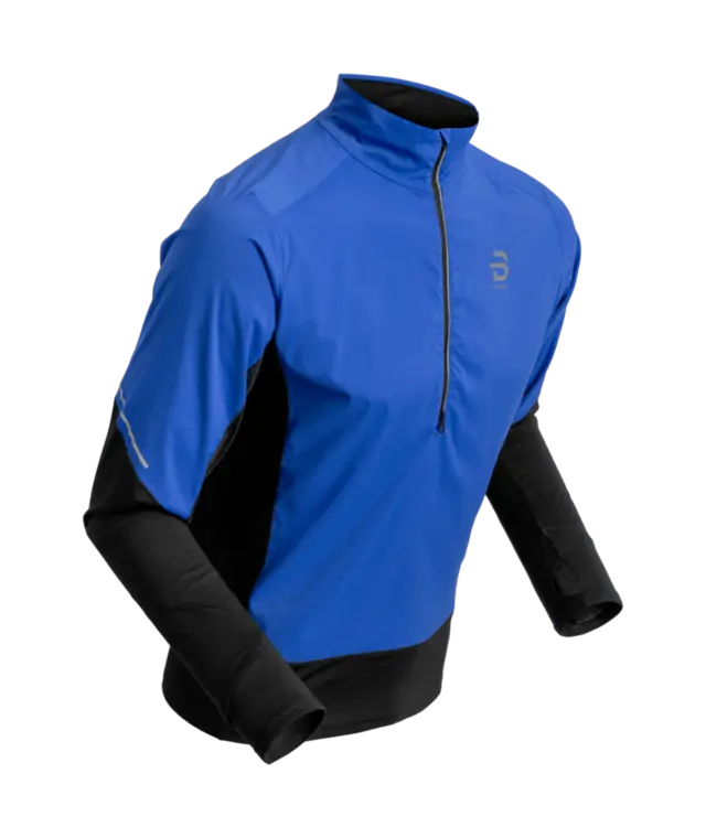 Dæhlie Herre Half Zip Tech Wool XL Ullkomfort for aktive dager- Blue 