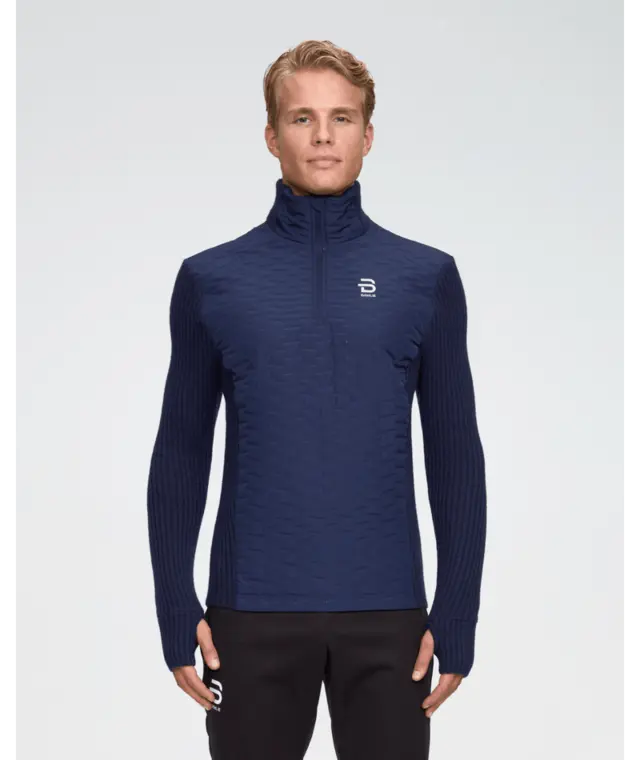 Dæhlie Herre Half Zip Comfy 2.0 XL Varm ganser til kalde dager-Navy 