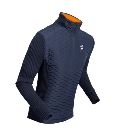 Dæhlie Herre Half Zip Comfy 2.0 Varm ganser til kalde dager-Navy