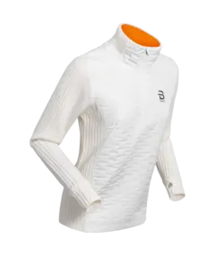 Dæhlie Dame Half Zip Comfy 2.0 S Varm genser til kalde dager-Snow White