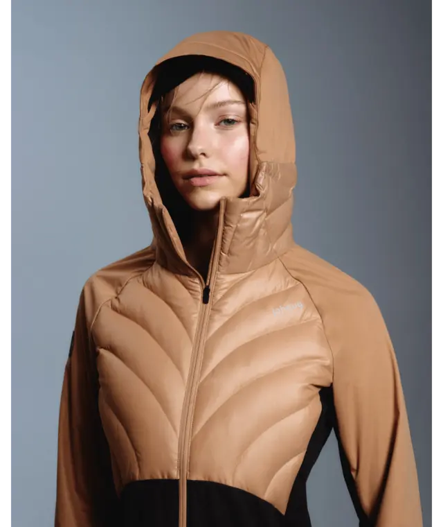 Johaug Jakke Devine L Varm langrennsjakke-Camel Brown 