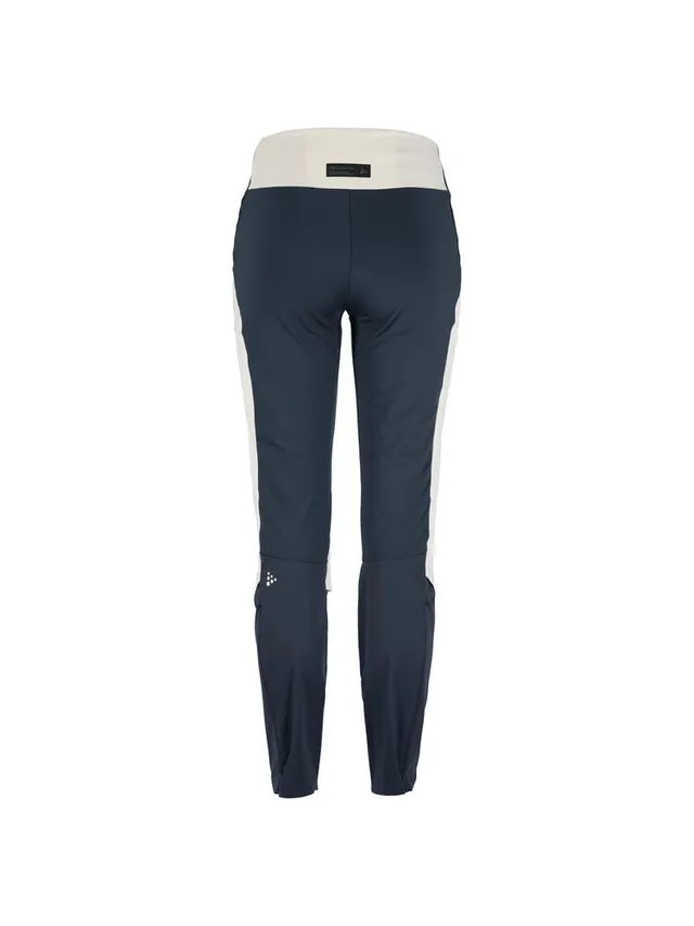 Craft Dame Nor Race Wind Tights 3 S Tights med vindbeskyttelse-Tofu/Blue 