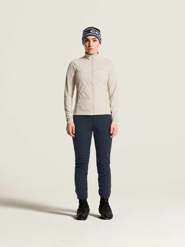 Craft Dame Nor Race Wind Tights 3 XS Tights med vindbeskyttende front-Night 
