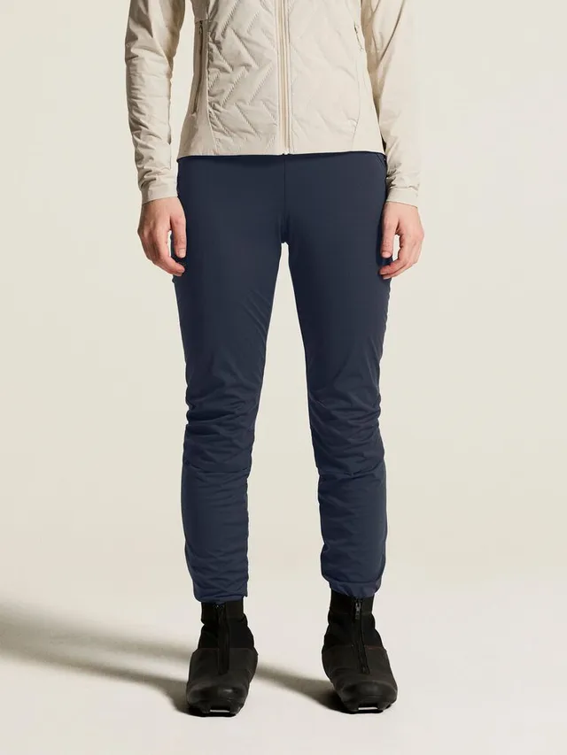 Craft Dame Nor Race Wind Tights 3 XS Tights med vindbeskyttende front-Night 