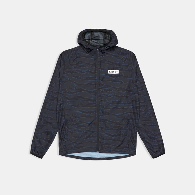 SAYSKY M Jakke Tiger Pace Camo M Lett løpejakke-BLACK CAMO 