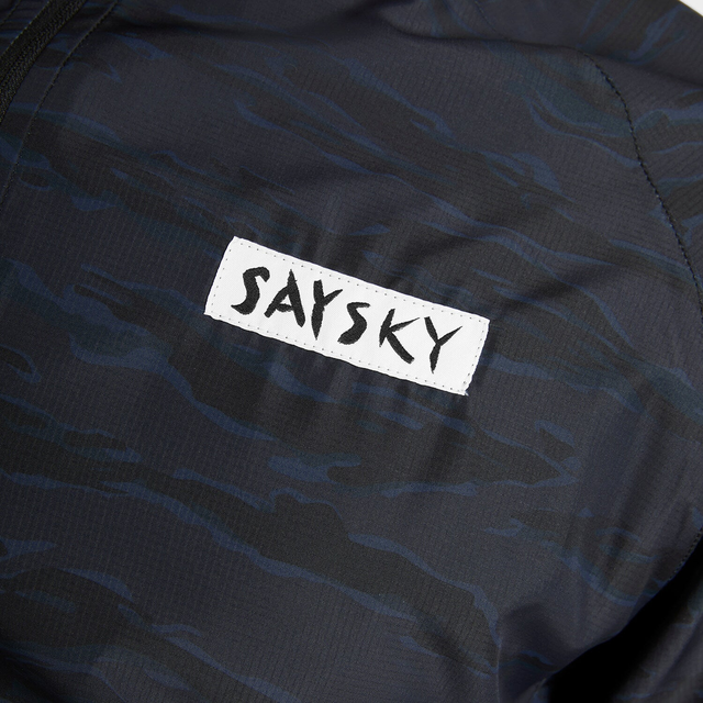 SAYSKY M Jakke Tiger Pace Camo M Lett løpejakke-BLACK CAMO 