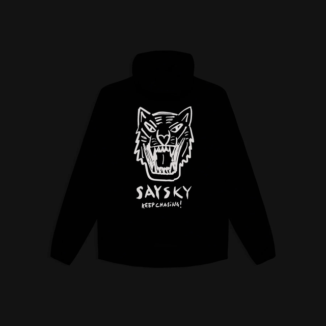 SAYSKY M Jakke Tiger Pace Camo M Lett løpejakke-BLACK CAMO 
