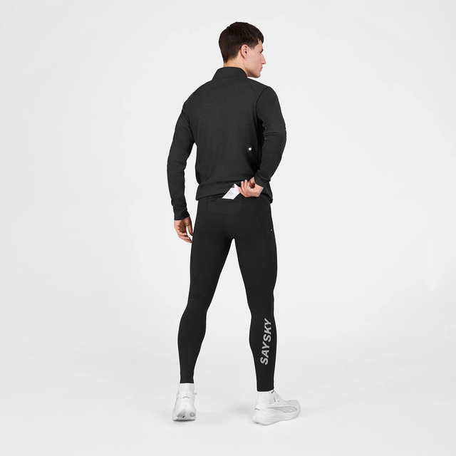 SAYSKY M Tights Blaze+ M Tights med god støtte-BLACK 