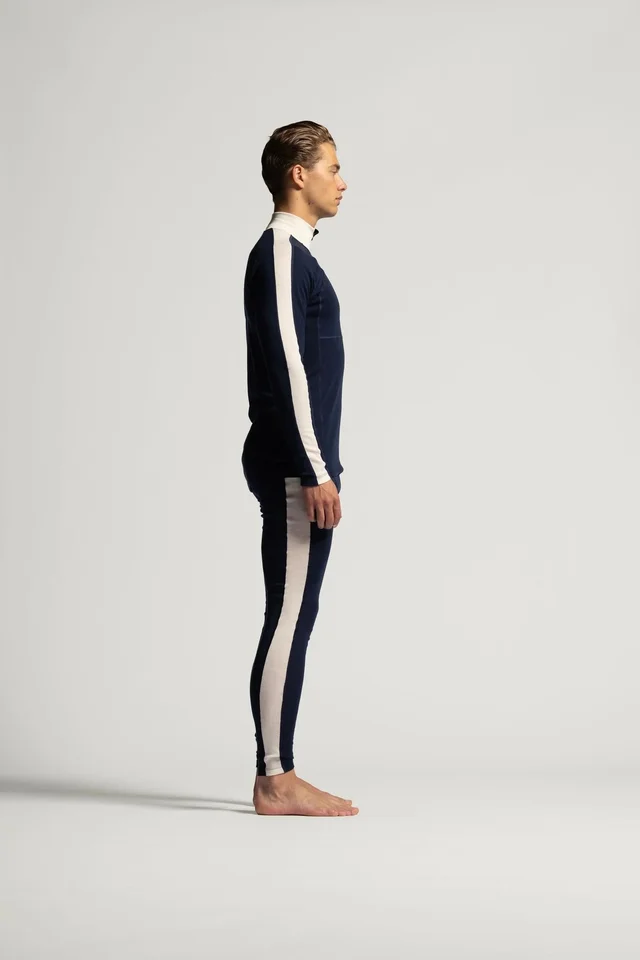 Craft M Trøye Adv Wool Merino HZ L Teknisk ulltrøye for kald trening - B/W 