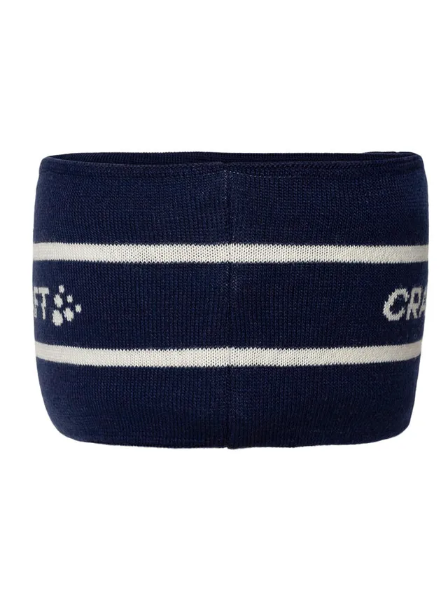 Craft Pannebånd Nor Heavy Knit OS Tykt og behagelig pannebånd - Blue 