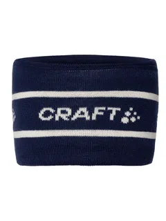 Craft Pannebånd Nor Heavy Knit OS Tykt og behagelig pannebånd - Blue