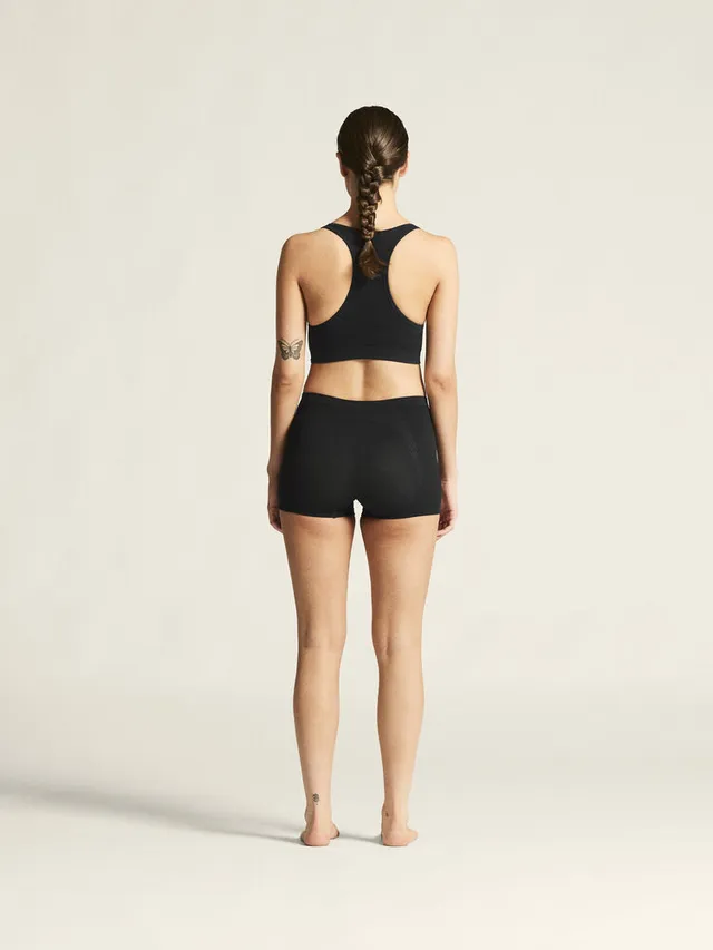 Craft W Bokser Wool Seamless XS/S Sømløs ullboxer for kalde dager - Black 