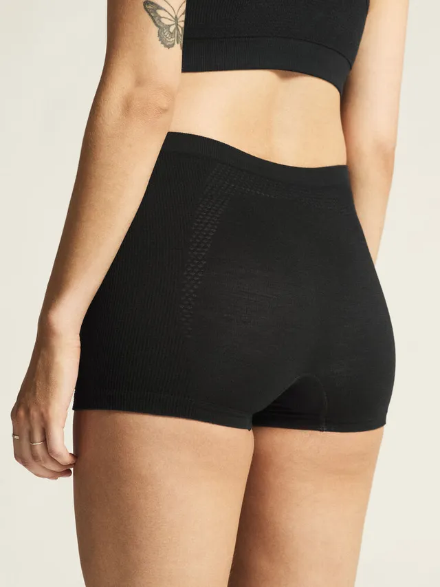 Craft W Bokser Wool Seamless XS/S Sømløs ullboxer for kalde dager - Black 