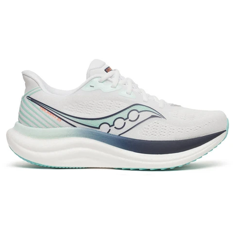 Saucony Løpesko W Triumph 23 Myk og god mengdesko - WHITE/NAVY