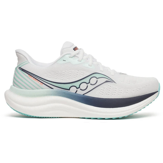 Saucony Løpesko W Triumph 23 39 Myk og god mengdesko - WHITE/NAVY 