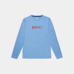 SAYSKY Herre Trøye Tiger Pace LS S Langermet komfortabel løpetrøye - blue