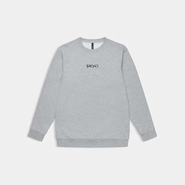 SAYSKY Herre Crewneck Tiger L Crewneck i bomull - Grey 