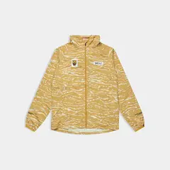 SAYSKY Dame Jakke Tiger Pace M Vindbeskyttende løpejakke - Yellow Camo