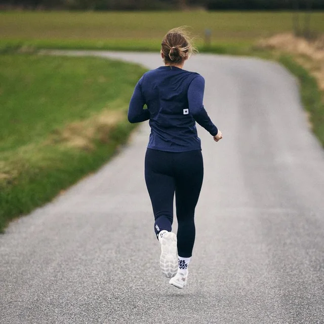 SAYSKY Dame Tights Combat+  S Lange løpe tights dame - Blue 