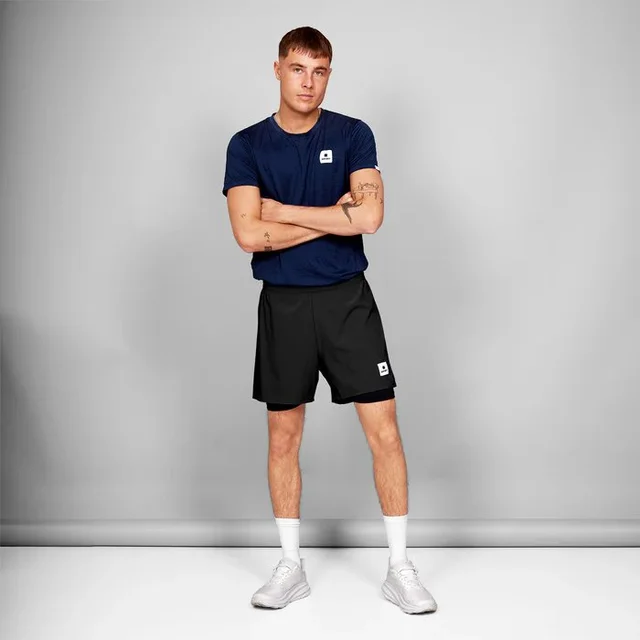 SAYSKY Herre Trøye Clean Combat Pro L Lett teknisk løpe t-skjorte - Blue 