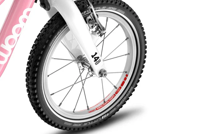 Woom 2 Go Barnesykkel 14" PowPink Perfekt første sykkel til barn 95-110cm 