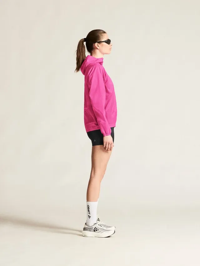 Craft W Jakke Hypervent Light Wind S Lett løpejakke - Magenta 