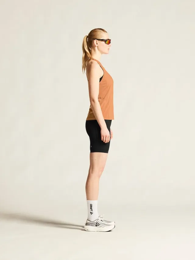 Craft W Singlet Adv Essence 2  S Treningssinglet med mesh - Apricot 