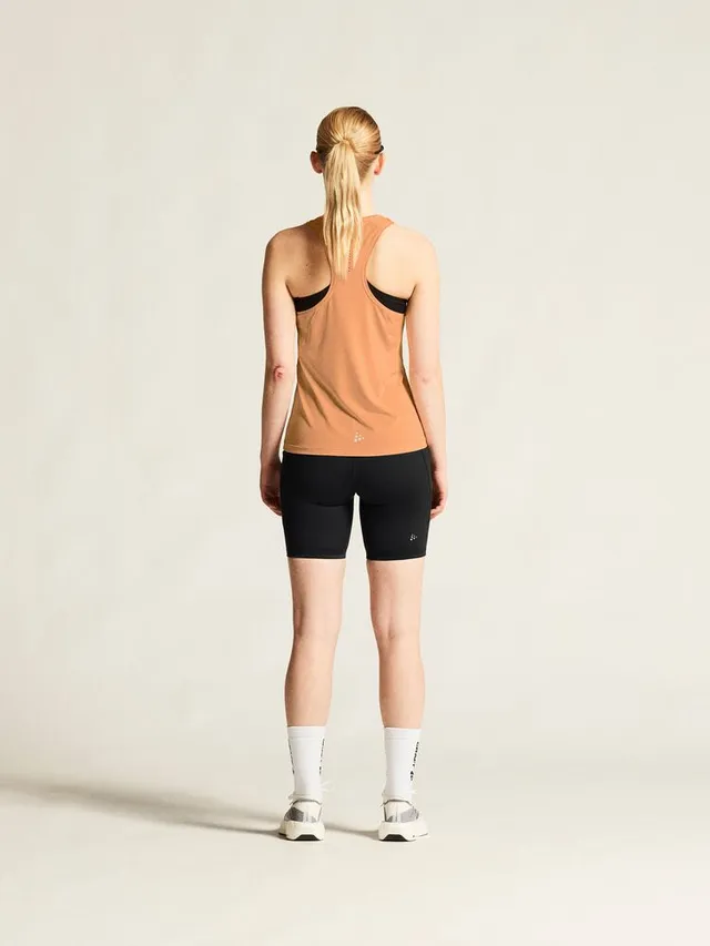 Craft W Singlet Adv Essence 2  S Treningssinglet med mesh - Apricot 