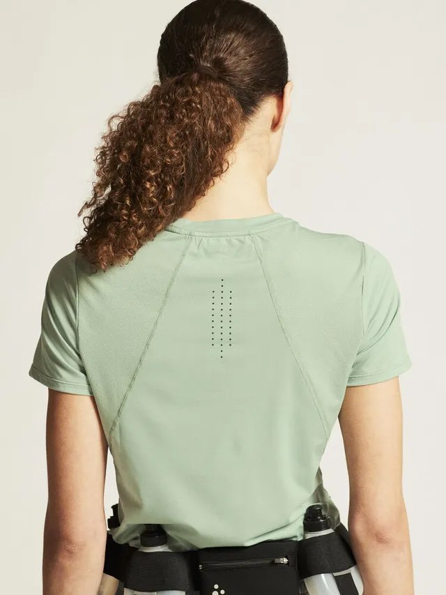 Craft W Trøye SS Adv Essence 2 M Funksjonell trenings-t-skjorte - Glacial 